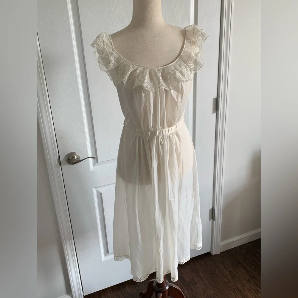 Vintage Roger’s 50s lace slip lingerie - Picture 3 of 16